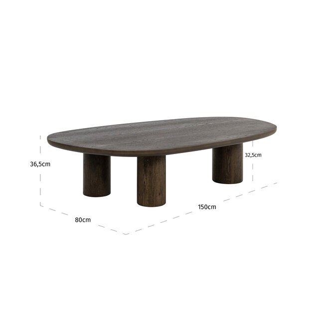 Richmond Interiors  Salontafel Ellington brown