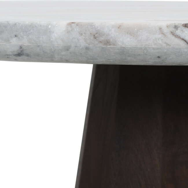 Richmond Interiors  Eettafel Oberoy Blush beige 130Ø