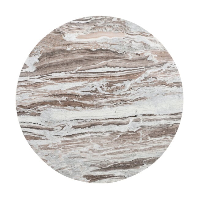Richmond Interiors  Eettafel Oberoy Blush beige 130Ø