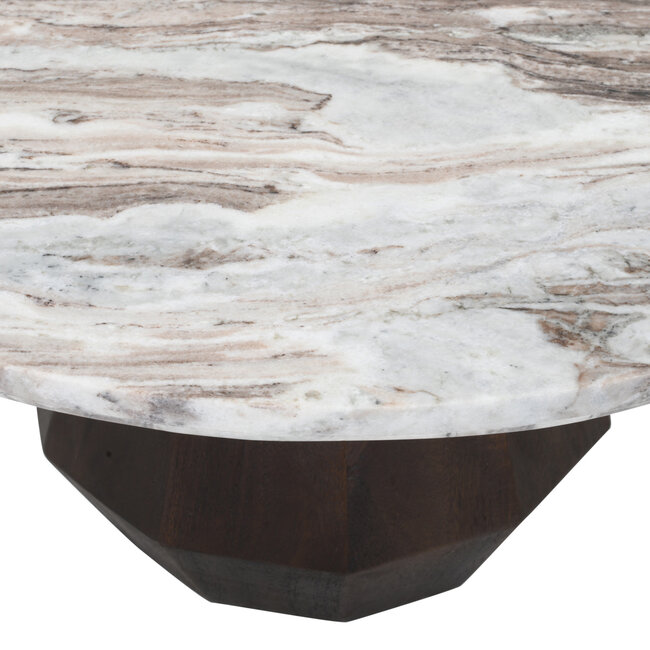 Richmond Interiors  Salontafel Oberoy Blush beige 80Ø