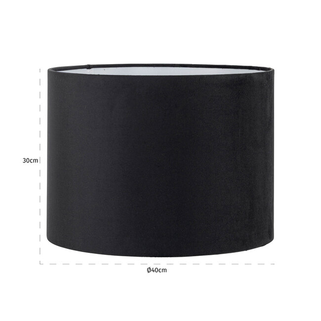 Richmond Interiors  Lampenkap Jaylinn black 40Ø