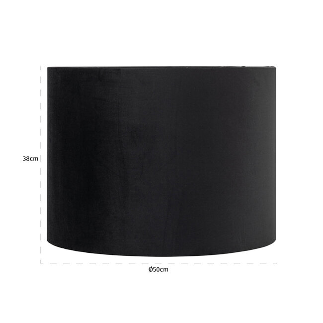 Richmond Interiors  Lampenkap Jaylinn black 50Ø