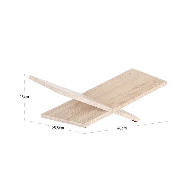Richmond Interiors  Boekenstandaards Belice beige