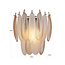 Richmond Interiors  Wandlamp Chloe brass antique