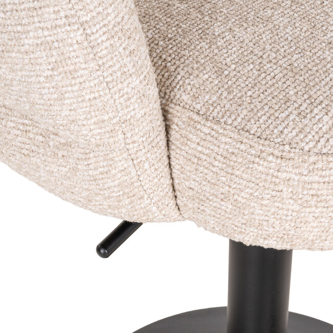 Richmond Interiors  Barstoel Nikki biscotti swivel fire retardant