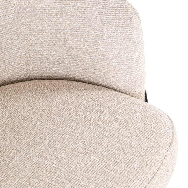 Richmond Interiors  Barstoel Nikki biscotti swivel fire retardant