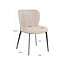 Richmond Interiors  Eetkamerstoel Sergio natural linear