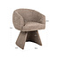 Richmond Interiors  Eetkamerstoel Quiriro mocca linear swivel