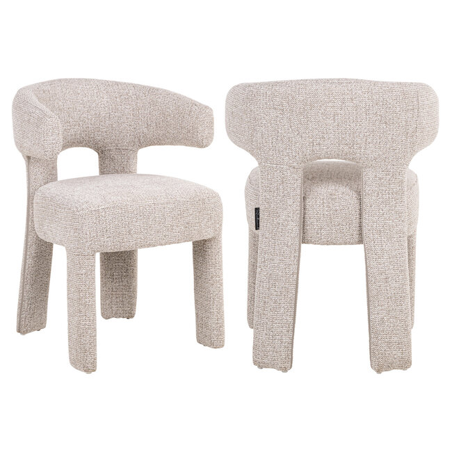 Richmond Interiors  Eetkamerstoel Nerio natural fancy