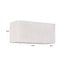 Richmond Interiors  Lampenkap Marly lovely cream rectangle large