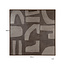 Richmond Interiors  Wall art Zenith zand links