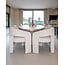 Richmond Interiors  Eettafel Tivoli white oval 230