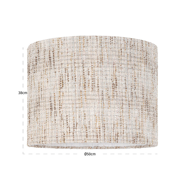 Richmond Interiors  Lampenkap Filou cream coco 50Ø