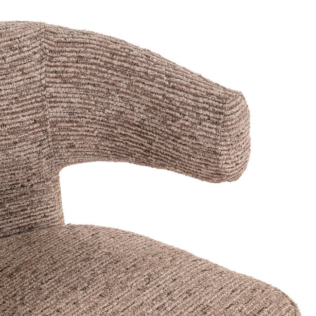 Richmond Interiors  Eetkamerstoel Nerio mocca linear