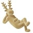 Countryfield Rendier liggend Velvet Adrian lichttbruin - 15 x 15 x 23 CM