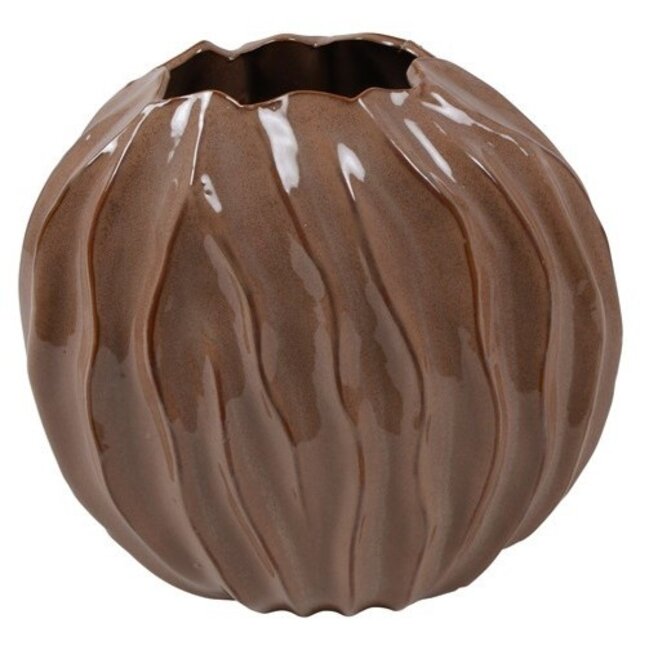 Countryfield Vaas ovaal Korali M bruin - 35 x 17 x 34 cm