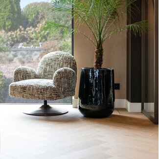 Richmond Interiors  Lounge stoel Kagney bruin omara swivel