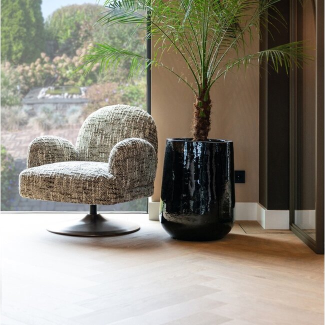 Richmond Interiors  Lounge stoel Kagney brown omara swivel