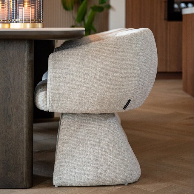 Richmond Interiors  Eetkamerstoel Quiriro biscotti swivel