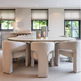 Richmond Interiors  Eettafel Tivoli wit oval 230