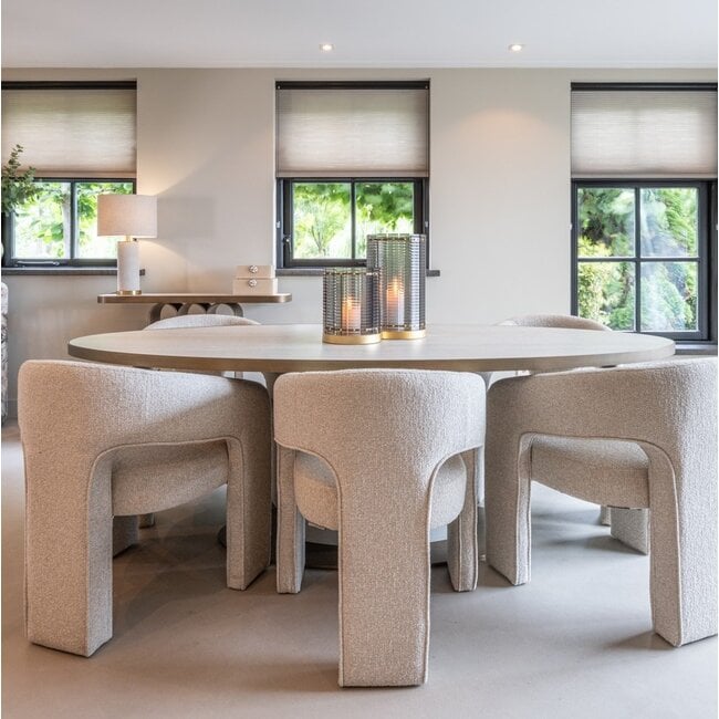 Richmond Interiors  Eettafel Tivoli white oval 230