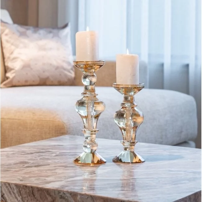 Richmond Interiors  Kandelaar Dilan groot amber