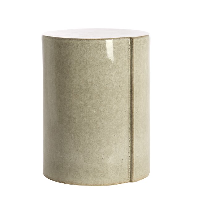 Light en Living Bijzettafel Ø33x44 cm CHULILLA keramiek  grijs