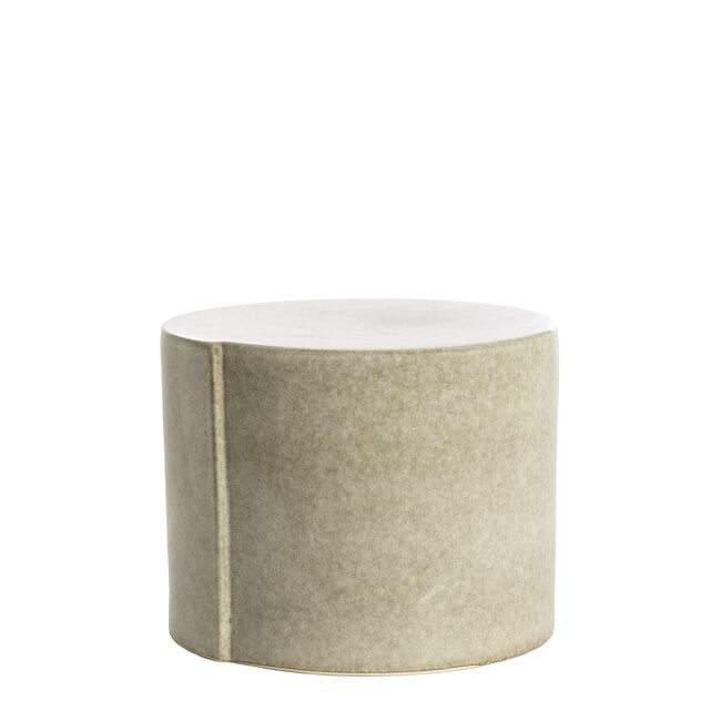 Light en Living Bijzettafel Ø42x34 cm CHULILLA keramiek  grijs
