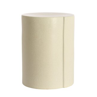 Light en Living Bijzettafel Ø33x44 cm CHULILLA keramiek  mat crème