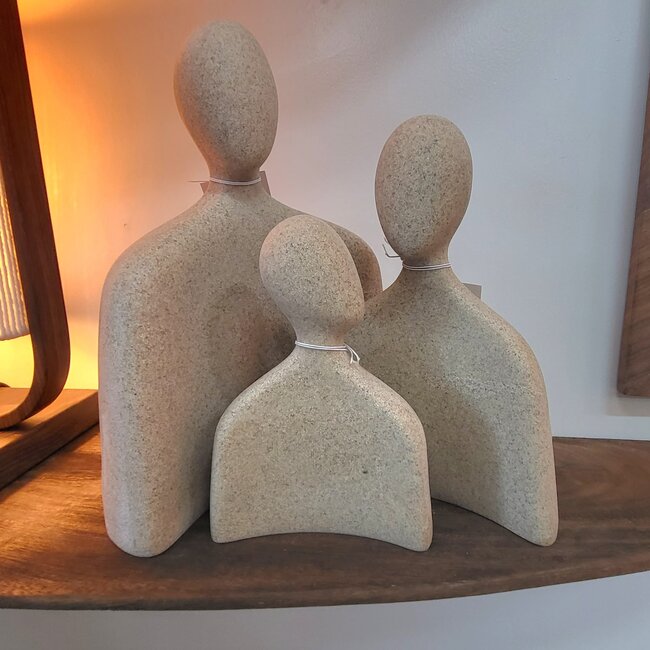 Light en Living Ornament 15x6,5x21,5 cm HEAD sand - M