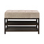 WoonStijl Schoenenbank Terra 85cm Drift bruin