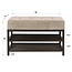 WoonStijl Schoenenbank Terra 85cm Drift bruin