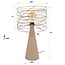WoonStijl Tafellamp Curl 1-lichts Beige