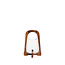 Light en Living Windlicht Ø18x26,5 cm ANOSY glas helder+hout naturel
