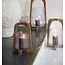 Light en Living Windlicht Ø18x26,5 cm ANOSY glas helder+hout naturel