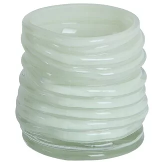 Light en Living Windlicht MILYAN Ø10x9 cm glas melk mintgroen