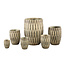 PTMD Pot Joedi Taupe cement rond L