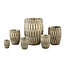 PTMD Pot Joedi Taupe cement rond groot S