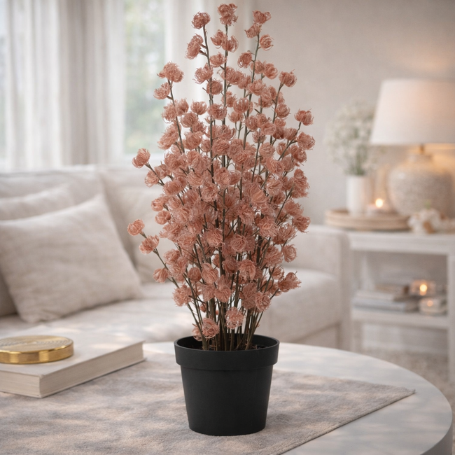 Countryfield Bloem in pot Clematis alpina L oud roze 16 x 16 x 66 cm