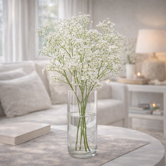 PTMD Kunsttak Bloem Wit baby spray