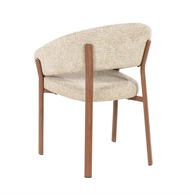 By Boo Eetkamerstoel Sedia with armrest - bruin