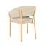 By Boo Eetkamerstoel Sedia with armrest - naturel