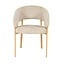 By Boo Eetkamerstoel Sedia with armrest - naturel