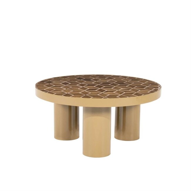 By Boo Salontafel Patterna - bruin