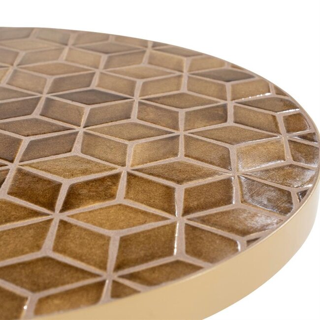 By Boo Salontafel Patterna - bruin