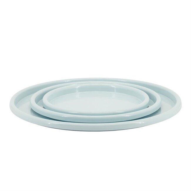 By Boo Schalen – set van 3 – TrioTone - Lichtblauw