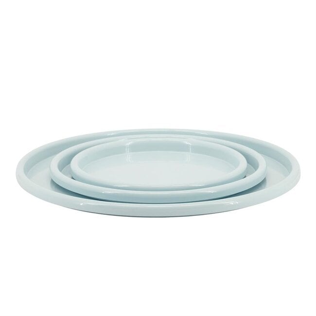 By Boo Schalen – set van 3 – TrioTone - Lichtblauw