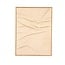 By Boo Wandornament Veck 90x120 cm - beige