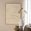 By Boo Wandornament Veck 90x120 cm - beige