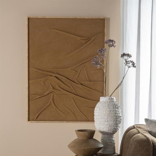 By Boo Wandornament Veck 90x120 cm - caramel